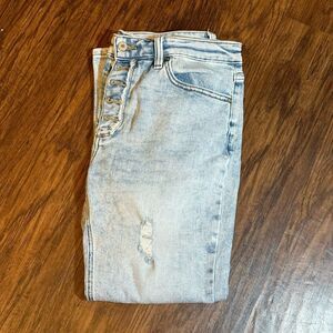 KanCan Women’s Jeans Size 13 Distressed Light Wash KC9285L